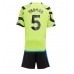 Tanie Strój piłkarski Arsenal Thomas Partey #5 Koszulka Wyjazdowej dla dziecięce 2023-24 Krótkie Rękawy (+ szorty)